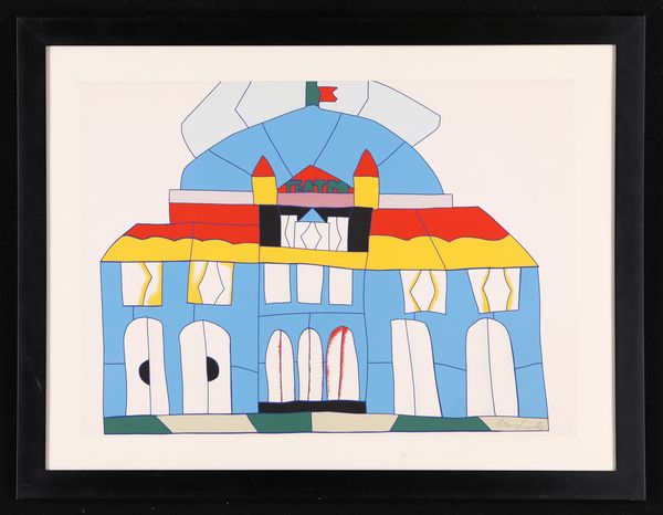 Ugo Nespolo : Senza titolo  - Asta Asta a Tempo - Arte Moderna e Contemporanea - Associazione Nazionale - Case d'Asta italiane