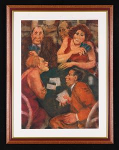 REMO SQUILLANTINI - Giocatori di carte