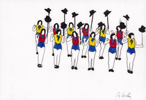 Marco Lodola - Majorette