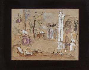 Orfeo Tamburi - Rovine e monumenti di Roma