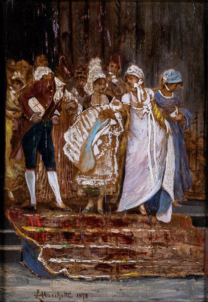 Ludovico Marchetti : Festa veneziana  - Asta Asta a Tempo - Antiquariato - Associazione Nazionale - Case d'Asta italiane