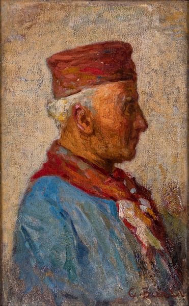 PITTORE DEL XX SECOLO : Profilo garibaldino  - Asta Asta a Tempo - Antiquariato - Associazione Nazionale - Case d'Asta italiane