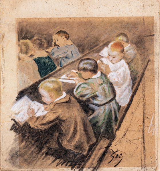Jean Jules Henry Geoffroy Géo : I banchi di scuola  - Asta Asta a Tempo - Antiquariato - Associazione Nazionale - Case d'Asta italiane