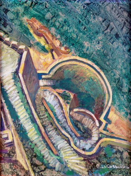 Paesaggio astratto  - Asta Asta a Tempo - Antiquariato - Associazione Nazionale - Case d'Asta italiane