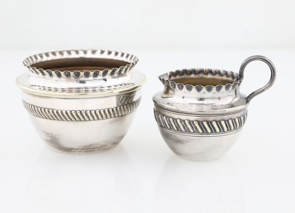 Zuccheriera e lattiera in sheffield  - Asta Asta a Tempo - Antiquariato - Associazione Nazionale - Case d'Asta italiane