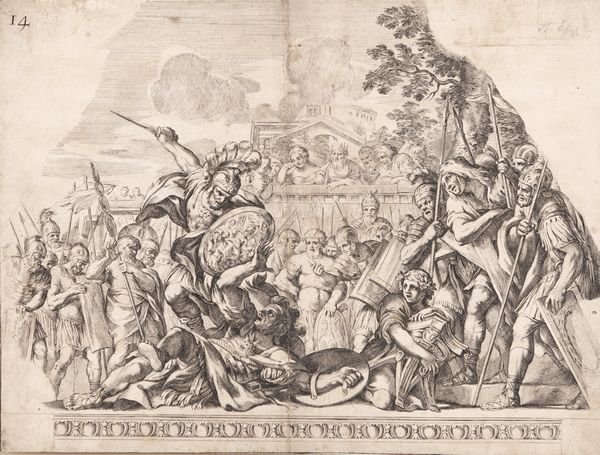 Scene mitologiche, fine del XVII secolo  - Asta Asta a Tempo - Antiquariato - Associazione Nazionale - Case d'Asta italiane