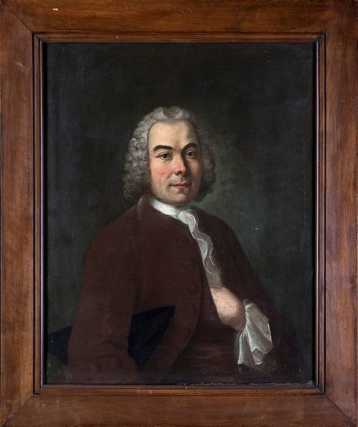 PITTORE DEL XVIII SECOLO : Ritratto di gentiluomo con jabot  - Asta Asta a Tempo - Antiquariato - Associazione Nazionale - Case d'Asta italiane