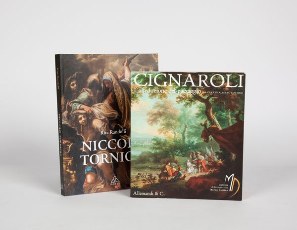 Due monografie d'arte: Alberto Cottino. Cignaroli La seduzione del paesaggio - Rita Randolfi. Nicolò Tornioli  - Asta Asta a Tempo - Libri d'Arte e da Collezione - Associazione Nazionale - Case d'Asta italiane