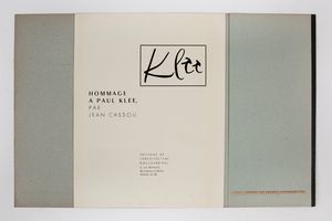 Jean Cassou. Hommage a Paul Klee  - Asta Asta a Tempo - Libri d'Arte e da Collezione - Associazione Nazionale - Case d'Asta italiane