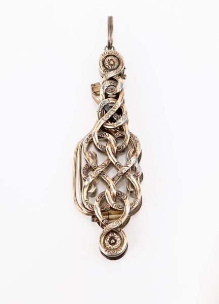 Pendente con occhialini da teatro in oro giallo  - Asta Asta a Tempo - Gioielli e Preziosi - Associazione Nazionale - Case d'Asta italiane