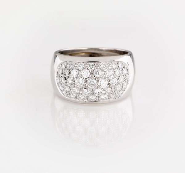 Fascia in oro e brillanti  - Asta Asta a Tempo - Gioielli e Preziosi - Associazione Nazionale - Case d'Asta italiane