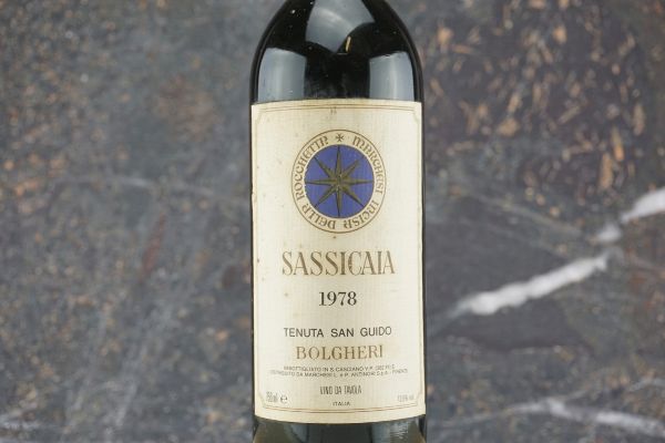 Sassicaia Tenuta San Guido 1978  - Asta Smart Wine 2.0 | Click & Drink - Associazione Nazionale - Case d'Asta italiane