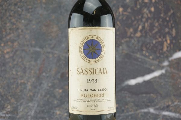 Sassicaia Tenuta San Guido 1978  - Asta Smart Wine 2.0 | Click & Drink - Associazione Nazionale - Case d'Asta italiane