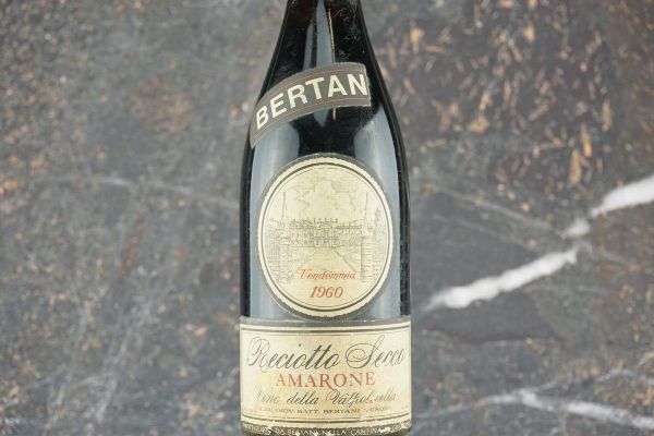 Amarone Recioto Secco Bertani 1960  - Asta Smart Wine 2.0 | Click & Drink - Associazione Nazionale - Case d'Asta italiane