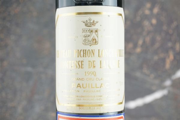 Château Pichon Longueville Comtesse de Lalande 1990  - Asta Smart Wine 2.0 | Click & Drink - Associazione Nazionale - Case d'Asta italiane
