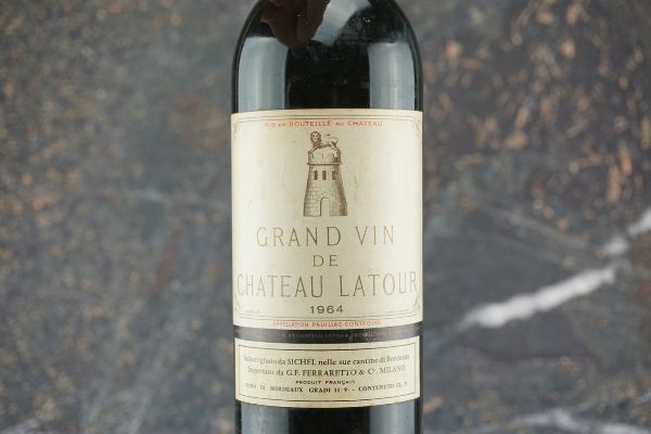 Château Latour 1964  - Asta Smart Wine 2.0 | Click & Drink - Associazione Nazionale - Case d'Asta italiane