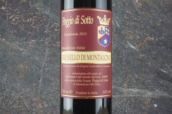 Brunello di Montalcino Poggio di Sotto 2011  - Asta Smart Wine 2.0 | Click & Drink - Associazione Nazionale - Case d'Asta italiane