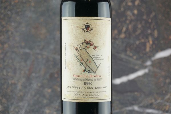 La Ricolma San Giusto a Rentennano 1993  - Asta Smart Wine 2.0 | Click & Drink - Associazione Nazionale - Case d'Asta italiane