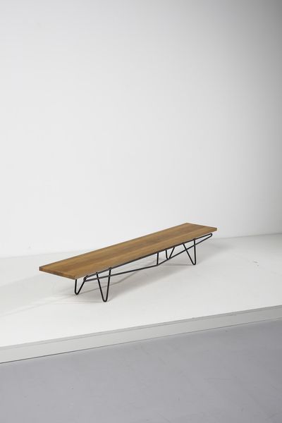 MARTIN EISLER  (1913 - 1977) : Panca per Forma  - Asta Asta 393 | DESIGN E ARTI DECORATIVE DEL NOVECENTO Online - Associazione Nazionale - Case d'Asta italiane