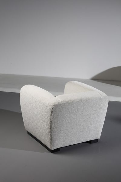 ULRICH GUGLIELMO (1904 - 1977) : attribuito. Coppia di poltrone  - Asta Asta 393 | DESIGN E ARTI DECORATIVE DEL NOVECENTO Online - Associazione Nazionale - Case d'Asta italiane