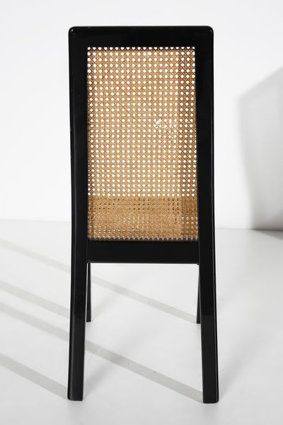 AGNOLI TITO (1931 - 2012) : Sei sedie 840 per La Montina  - Asta Asta 393 | DESIGN E ARTI DECORATIVE DEL NOVECENTO Online - Associazione Nazionale - Case d'Asta italiane