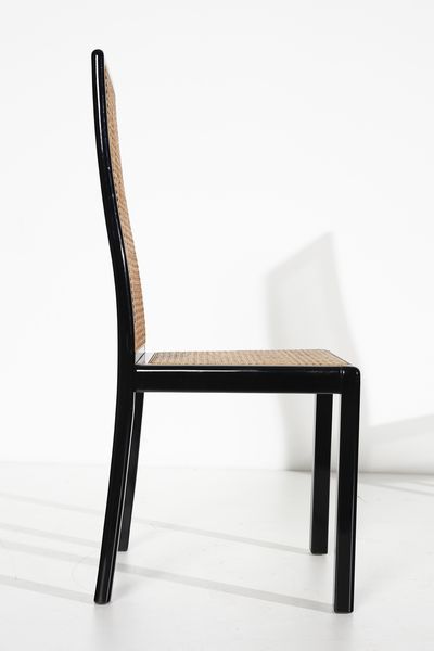 AGNOLI TITO (1931 - 2012) : Sei sedie 840 per La Montina  - Asta Asta 393 | DESIGN E ARTI DECORATIVE DEL NOVECENTO Online - Associazione Nazionale - Case d'Asta italiane