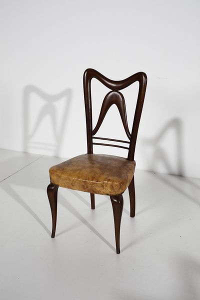 ULRICH GUGLIELMO (1904 - 1977) : attribuito. Sei sedie  - Asta Asta 393 | DESIGN E ARTI DECORATIVE DEL NOVECENTO Online - Associazione Nazionale - Case d'Asta italiane