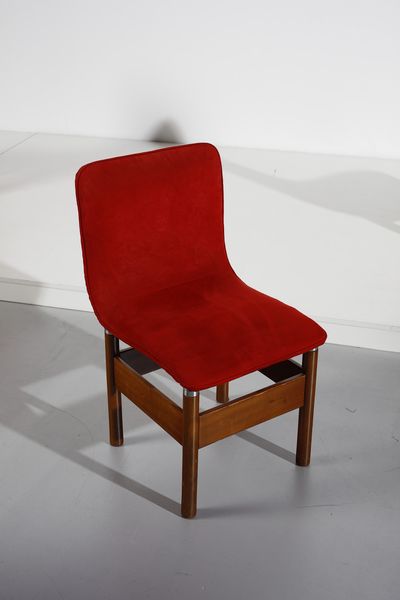 INTROINI VITTORIO (n. 1935) : Quattro sedie per Saporiti  - Asta Asta 393 | DESIGN E ARTI DECORATIVE DEL NOVECENTO Online - Associazione Nazionale - Case d'Asta italiane