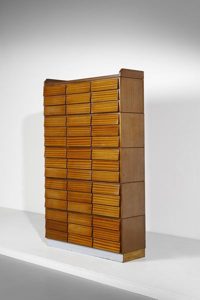 SCHIROLLI RENZO (1934 - 2000) : Cassettiera  - Asta Asta 393 | DESIGN E ARTI DECORATIVE DEL NOVECENTO Online - Associazione Nazionale - Case d'Asta italiane