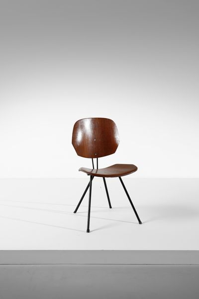 BORSANI OSVALDO (1911 - 1985) : Sedia S88 per Tecno  - Asta Asta 393 | DESIGN E ARTI DECORATIVE DEL NOVECENTO Online - Associazione Nazionale - Case d'Asta italiane