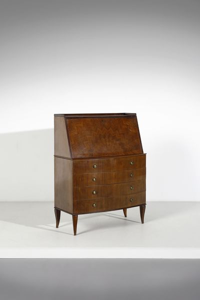 BUFFA PAOLO (1903 - 1970) : Mobile a ribalta per Spartaco Brugnoli  - Asta Asta 393 | DESIGN E ARTI DECORATIVE DEL NOVECENTO Online - Associazione Nazionale - Case d'Asta italiane