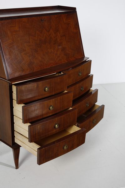 BUFFA PAOLO (1903 - 1970) : Mobile a ribalta per Spartaco Brugnoli  - Asta Asta 393 | DESIGN E ARTI DECORATIVE DEL NOVECENTO Online - Associazione Nazionale - Case d'Asta italiane