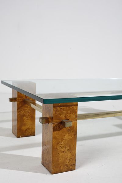 RIZZO WILLY (1928 - 2013) : attribuito. Tavolino da salotto  - Asta Asta 393 | DESIGN E ARTI DECORATIVE DEL NOVECENTO Online - Associazione Nazionale - Case d'Asta italiane