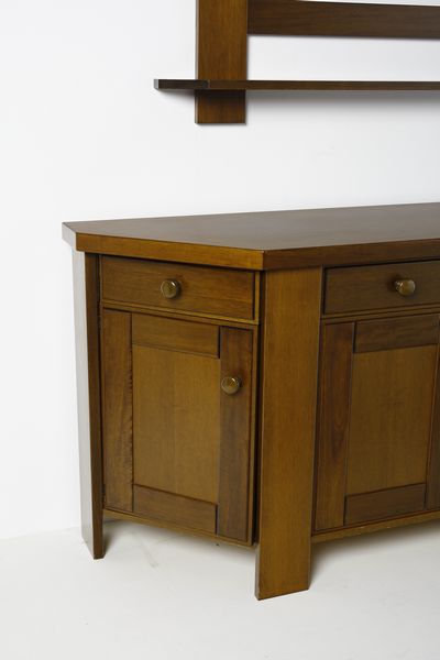 MICHELUCCI GIOVANNI (1891 - 1990) : Credenza con mensola Torbecchia per Poltronova  - Asta Asta 393 | DESIGN E ARTI DECORATIVE DEL NOVECENTO Online - Associazione Nazionale - Case d'Asta italiane