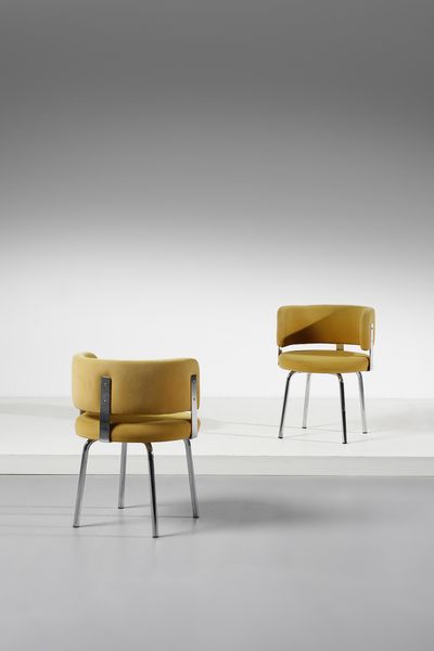 PIZZI ARREDAMENTI : Coppia di poltroncine in stile Bauhaus  - Asta Asta 393 | DESIGN E ARTI DECORATIVE DEL NOVECENTO Online - Associazione Nazionale - Case d'Asta italiane