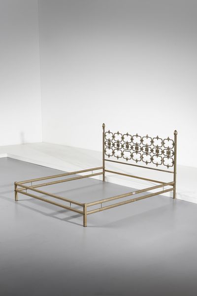 OSVALDO BORSANI e ARNALDO POMODORO : Letto  - Asta Asta 393 | DESIGN E ARTI DECORATIVE DEL NOVECENTO Online - Associazione Nazionale - Case d'Asta italiane