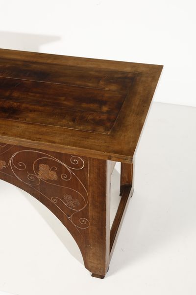 GRASSI VITTORIO (1878 - 1958) : attribuito. Scrivania con sedia  - Asta Asta 393 | DESIGN E ARTI DECORATIVE DEL NOVECENTO Online - Associazione Nazionale - Case d'Asta italiane