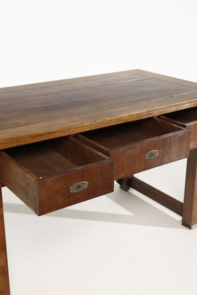 GRASSI VITTORIO (1878 - 1958) : attribuito. Scrivania con sedia  - Asta Asta 393 | DESIGN E ARTI DECORATIVE DEL NOVECENTO Online - Associazione Nazionale - Case d'Asta italiane