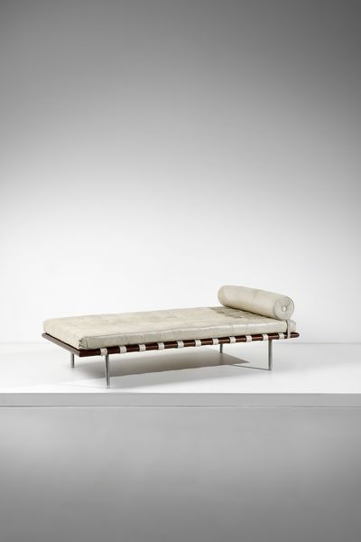MIES VAN DER ROHE LUDWIG (1886 - 1969) : Daybed per Herman Miller  - Asta Asta 393 | DESIGN E ARTI DECORATIVE DEL NOVECENTO Online - Associazione Nazionale - Case d'Asta italiane