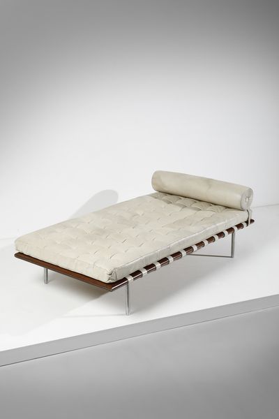 MIES VAN DER ROHE LUDWIG (1886 - 1969) : Daybed per Herman Miller  - Asta Asta 393 | DESIGN E ARTI DECORATIVE DEL NOVECENTO Online - Associazione Nazionale - Case d'Asta italiane
