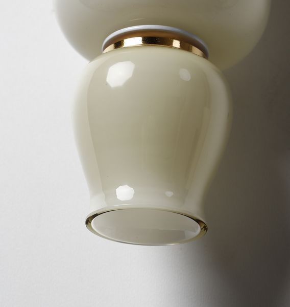 VENINI : Coppia di lampade da parete  - Asta Asta 393 | DESIGN E ARTI DECORATIVE DEL NOVECENTO Online - Associazione Nazionale - Case d'Asta italiane