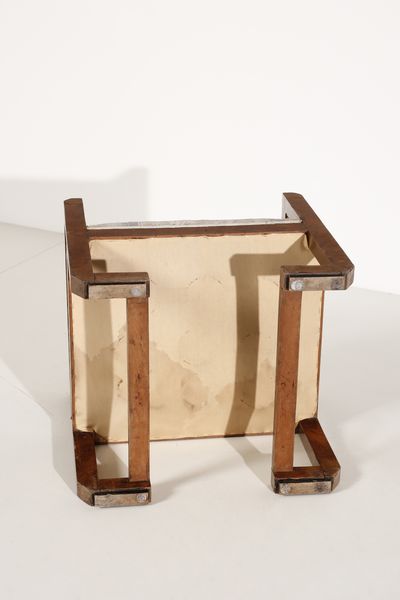 VALLOT VIRGILIO (1801 - 1982) : attribuito. Coppia di poltrone  - Asta Asta 393 | DESIGN E ARTI DECORATIVE DEL NOVECENTO Online - Associazione Nazionale - Case d'Asta italiane