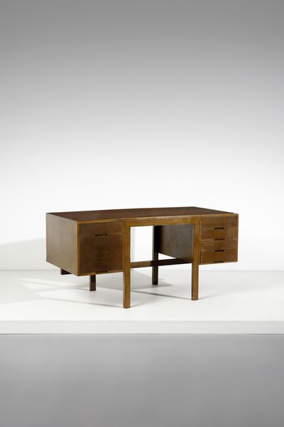 BREUER MARCEL (1902 - 1981) : Scrivania Canaan per Gavina  - Asta Asta 393 | DESIGN E ARTI DECORATIVE DEL NOVECENTO Online - Associazione Nazionale - Case d'Asta italiane