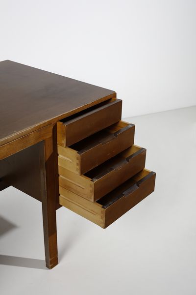 BREUER MARCEL (1902 - 1981) : Scrivania Canaan per Gavina  - Asta Asta 393 | DESIGN E ARTI DECORATIVE DEL NOVECENTO Online - Associazione Nazionale - Case d'Asta italiane