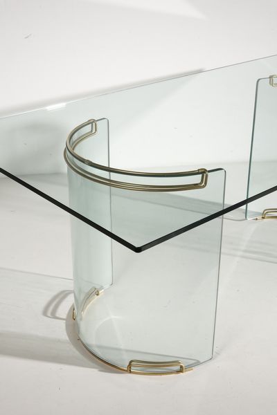 MASSONI LUIGI  (n. 1930) : Tavolo Adam per Gallotti e Radice  - Asta Asta 393 | DESIGN E ARTI DECORATIVE DEL NOVECENTO Online - Associazione Nazionale - Case d'Asta italiane