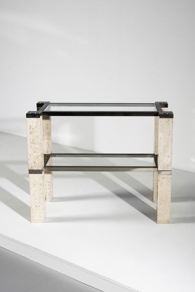 CATROUX FRANCOIS (n. 1968) : Coppia di consolle per Studio Angeletti, Roma  - Asta Asta 393 | DESIGN E ARTI DECORATIVE DEL NOVECENTO Online - Associazione Nazionale - Case d'Asta italiane