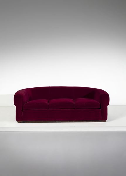 ULRICH GUGLIELMO (1904 - 1977) : attribuito. Divano  - Asta Asta 393 | DESIGN E ARTI DECORATIVE DEL NOVECENTO Online - Associazione Nazionale - Case d'Asta italiane