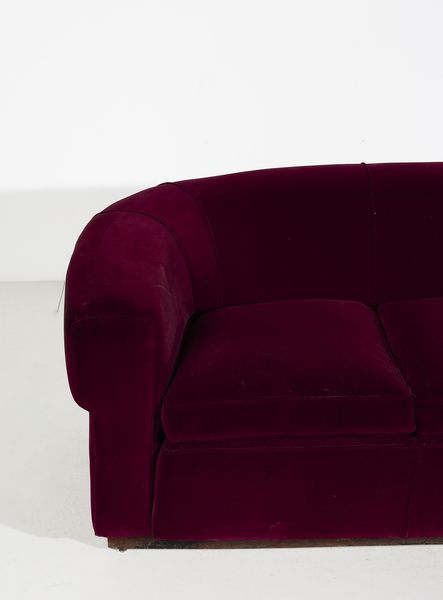 ULRICH GUGLIELMO (1904 - 1977) : attribuito. Divano  - Asta Asta 393 | DESIGN E ARTI DECORATIVE DEL NOVECENTO Online - Associazione Nazionale - Case d'Asta italiane