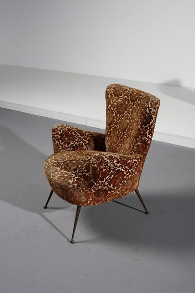 MANIFATTURA ITALIANA : Coppia di poltroncine  - Asta Asta 393 | DESIGN E ARTI DECORATIVE DEL NOVECENTO Online - Associazione Nazionale - Case d'Asta italiane