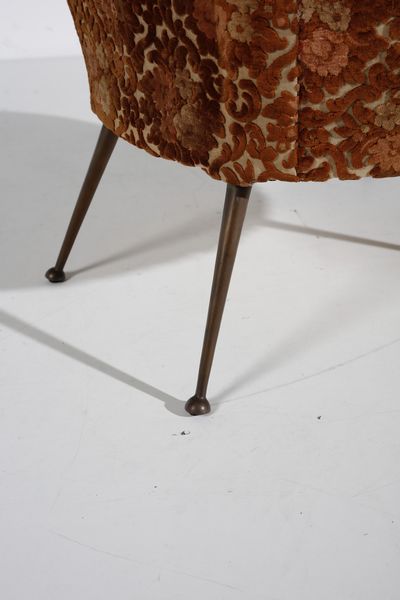 MANIFATTURA ITALIANA : Coppia di poltroncine  - Asta Asta 393 | DESIGN E ARTI DECORATIVE DEL NOVECENTO Online - Associazione Nazionale - Case d'Asta italiane